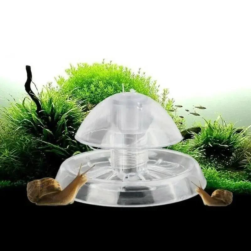 Aquarium Plant Original - 2026 New 6/8CM Clear Plastic Snail