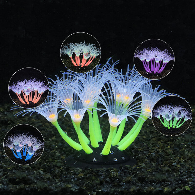 Silicone Glowing Landscape Art - Aquarium Plant Design ulasan dan harga
