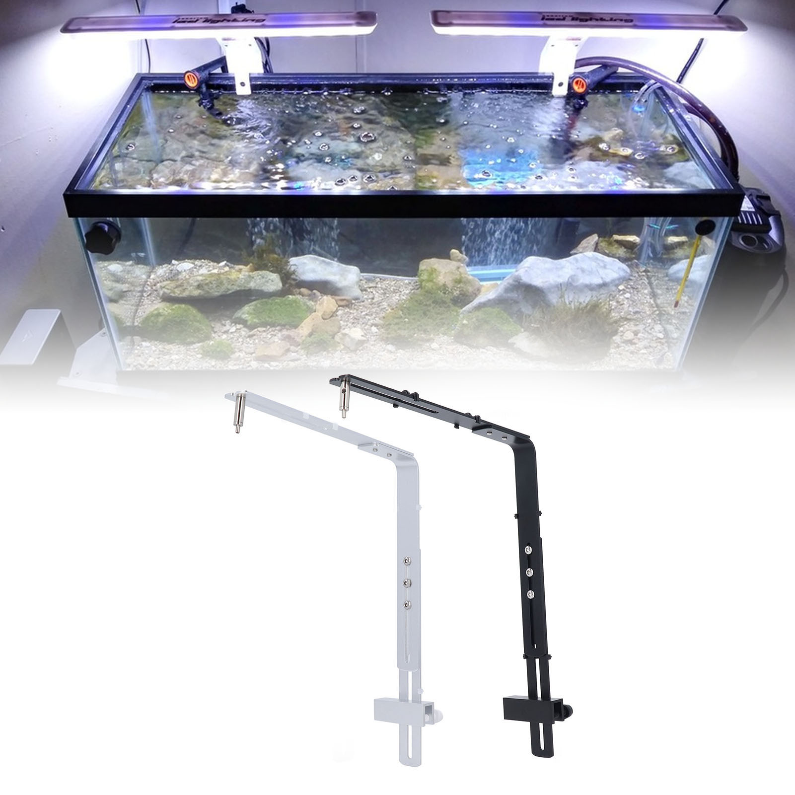 Aquarium Lamp Stand Aquarium L - Aquarium Plant Holder ulasan dan harga