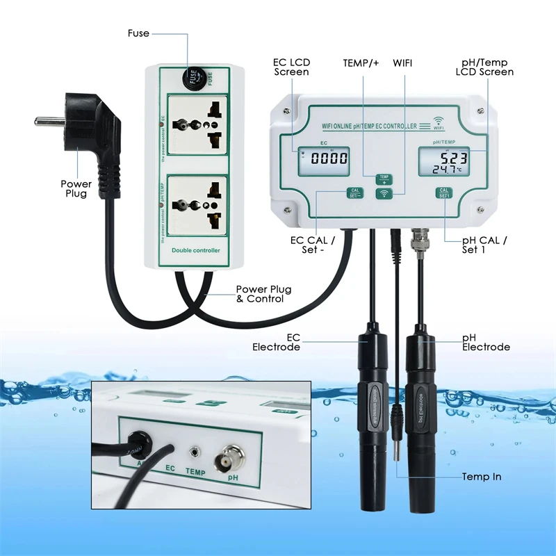 GA Tuya Wifi 3-in-1 Aquarium P - Planted Aquarium Test Kit ulasan dan harga
