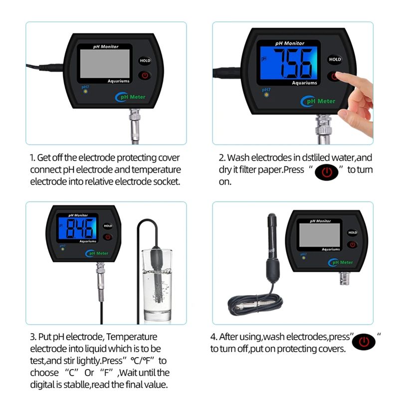 M12K-PH Meter Online PH Monito - Aquarium Plant Lab ulasan dan harga