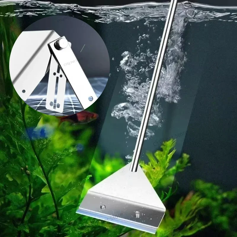 Fish Tank Cleaning Tool Flat S - Planted Aquarium Tools ulasan dan harga