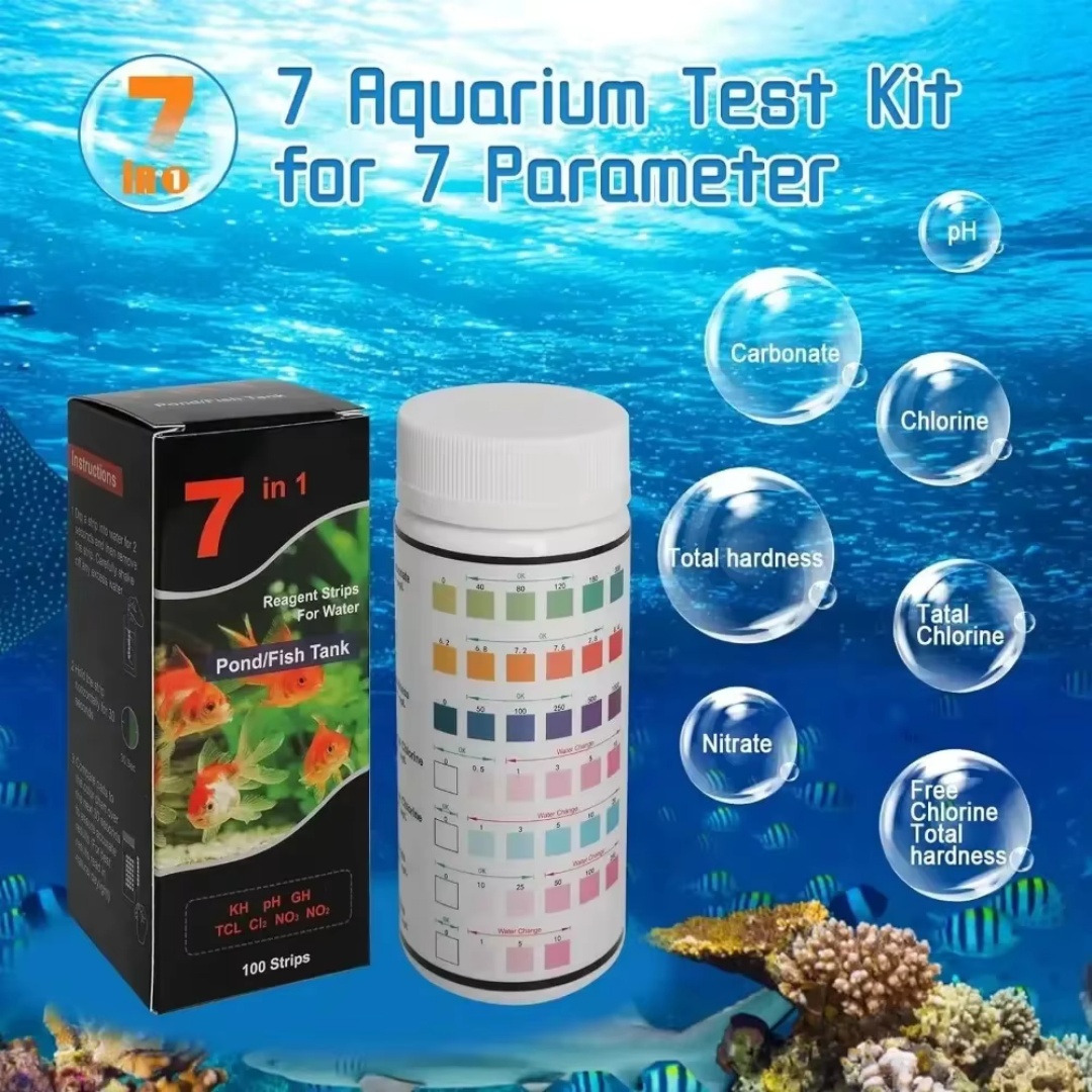 7-in-1 Aquarium Freshwater pH  - Planted Aquarium Test Kit ulasan dan harga
