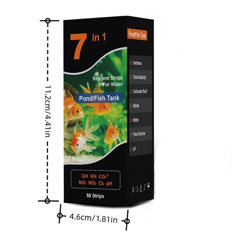 7-in-1 Aquarium Freshwater pH  - Planted Aquarium Test Kit ulasan dan harga