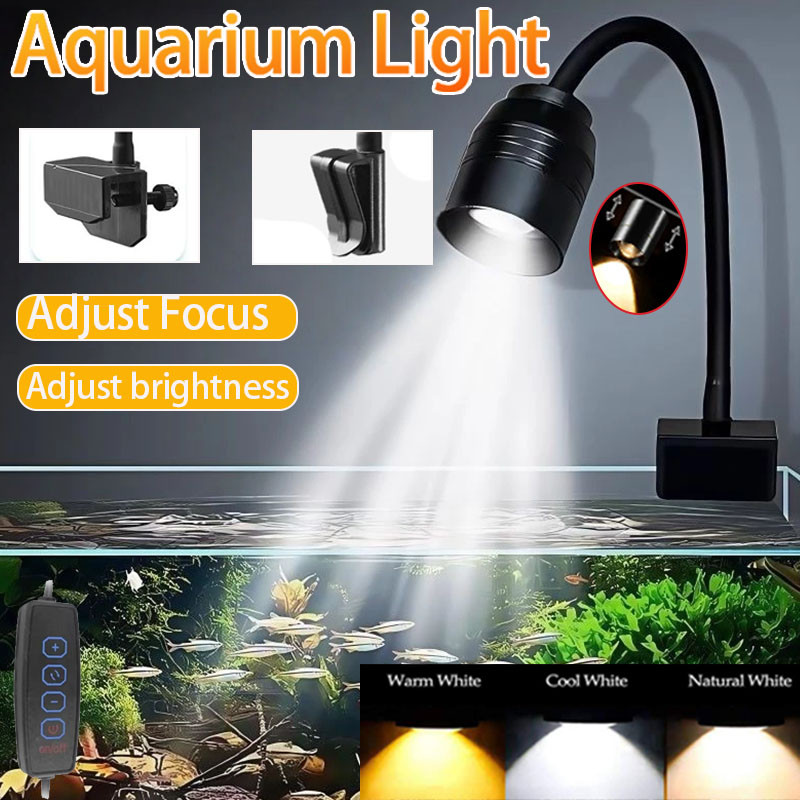 USB Aquarium Light Lighting pl - Aquarium Planted Tank Light ulasan dan harga