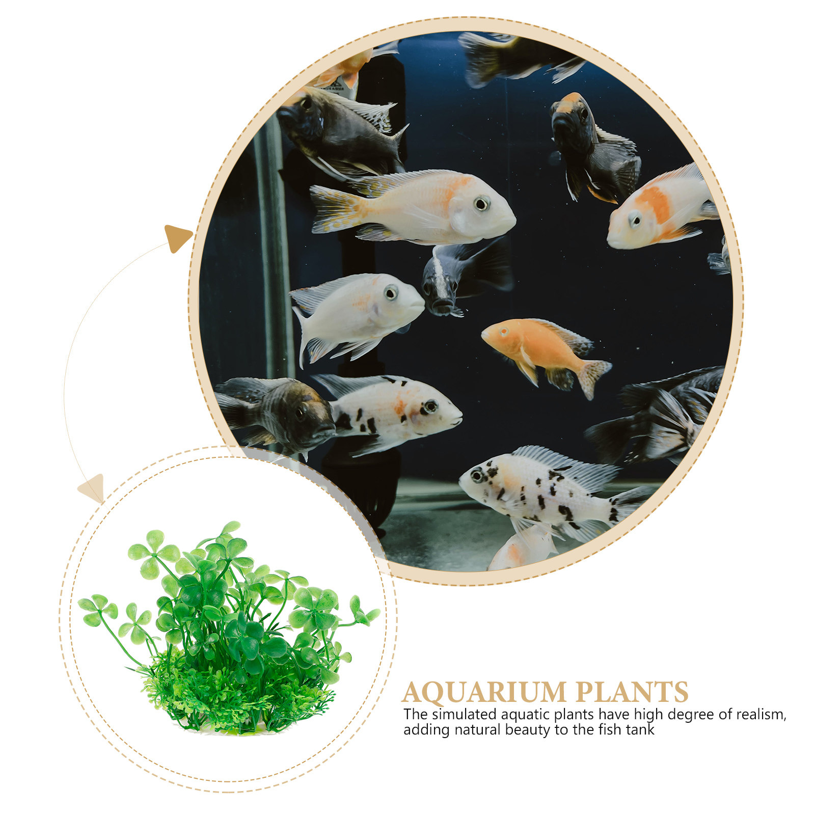 Premium Realistic Artificial A - Aquarium Planted Tank Setup ulasan dan harga