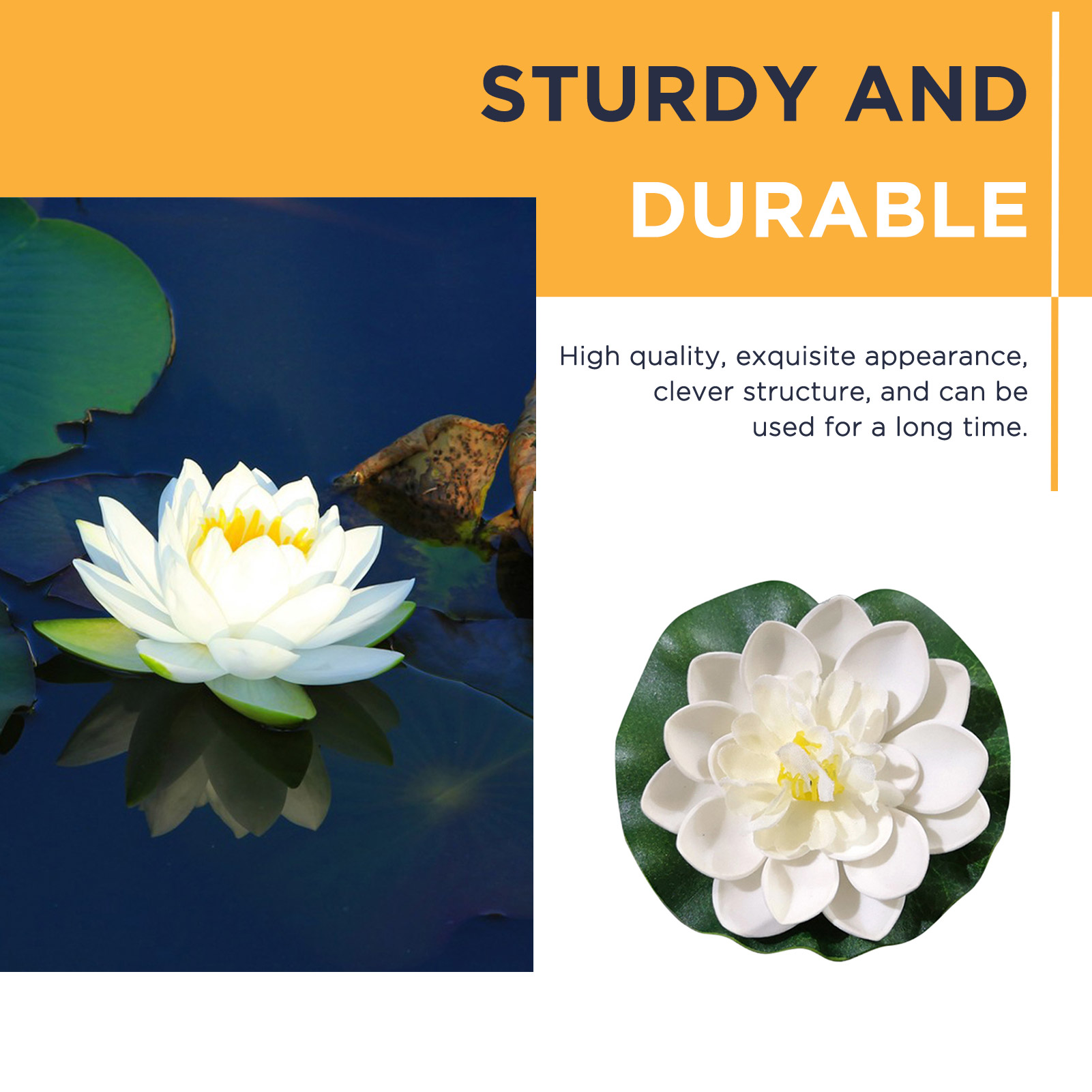 5pcs/set 10cm Artificial Lotus - Aquarium Plant Design ulasan dan harga