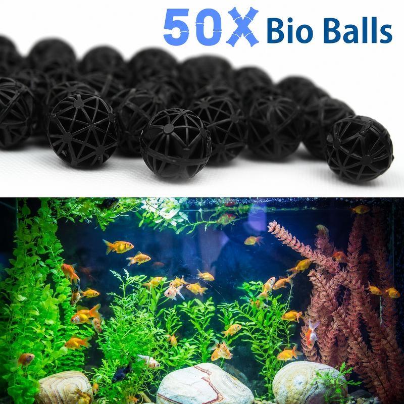 50Pcs 16mm Bio Balls Aquarium  - Planted Aquarium Fertilizer ulasan dan harga