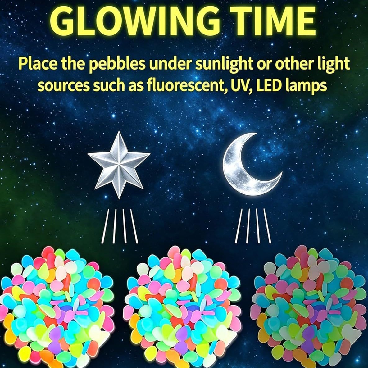 Colorful Glow In The Dark Lumi - Aquarium Planted Fish ulasan dan harga