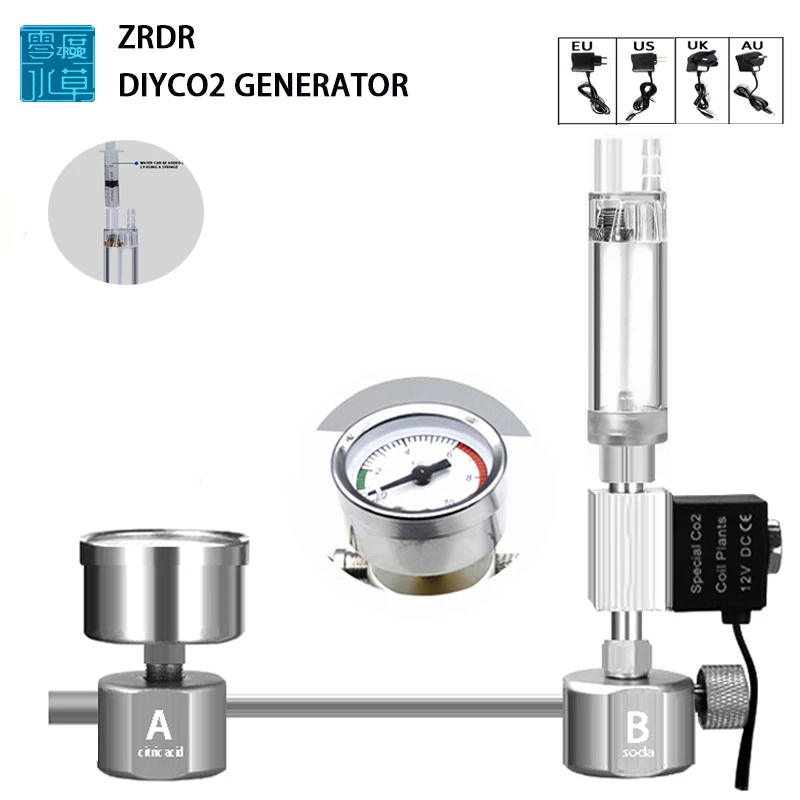 Aquarium DIY CO2 Reactor Gener - Planted Aquarium Tank Kit ulasan dan harga