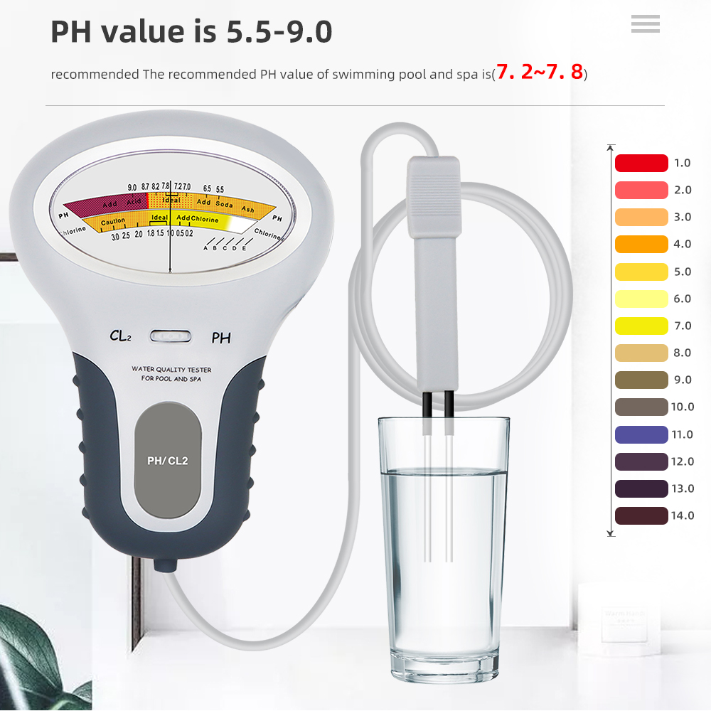2 In 1 Chlorine Detector PH &  - Planted Aquarium Test Kit ulasan dan harga