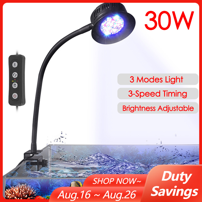 30W Aquarium Fish Tank Sea Wat - Aquarium Planted Tank Light ulasan dan harga