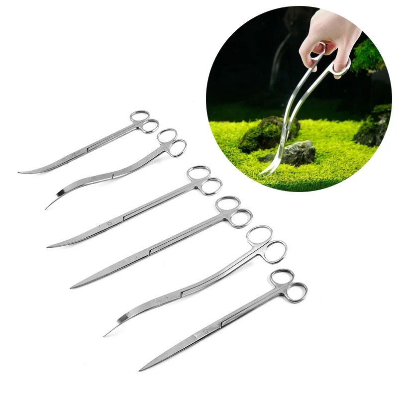 Aquarium Scissor Tools Fish Ta - Aquarium Plant Holder ulasan dan harga