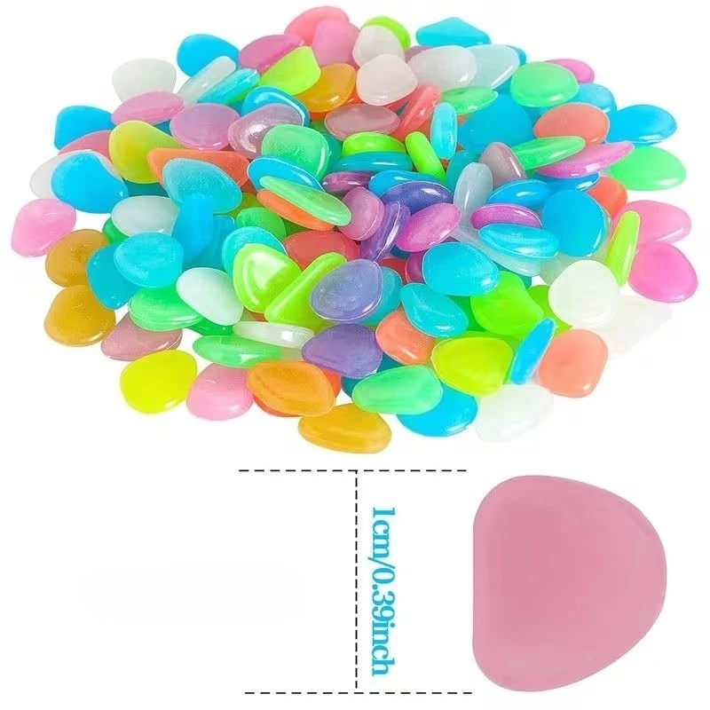 50-200pcs Glow in The Dark Peb - Aquarium Plant Original ulasan dan harga