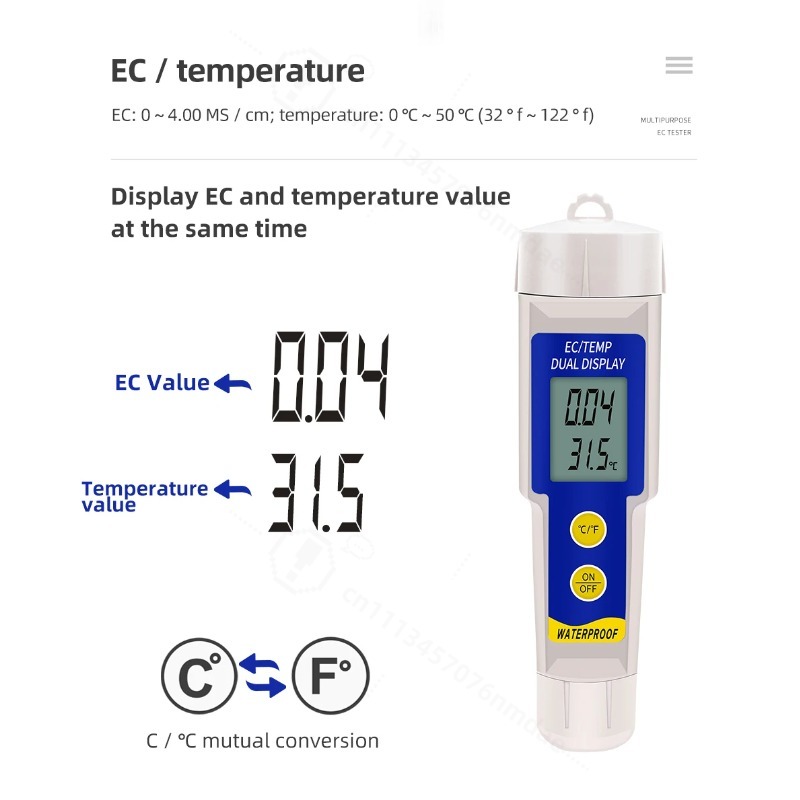 EC-315 2 in 1 Soil EC Tester M - Aquarium Plant Lab ulasan dan harga