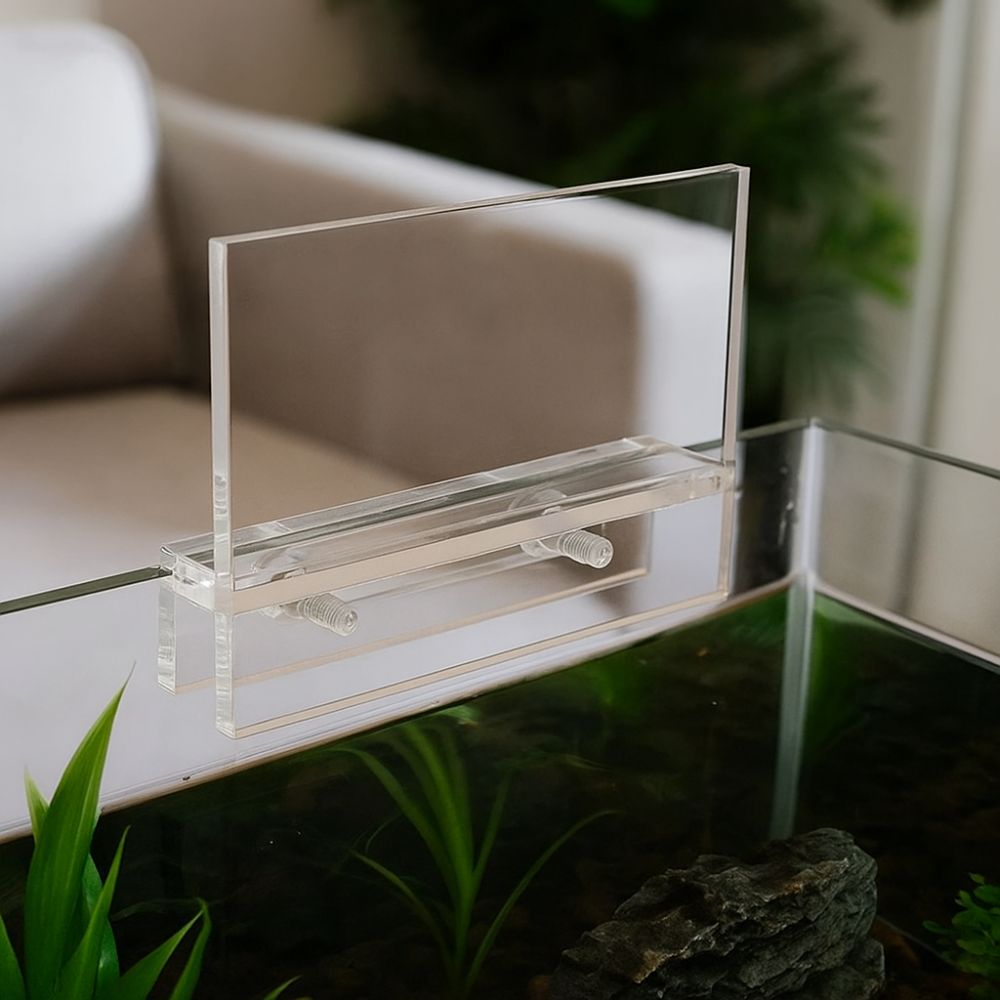 Clear Acrylic Aquarium LED Lig - Aquarium Plant Holder ulasan dan harga