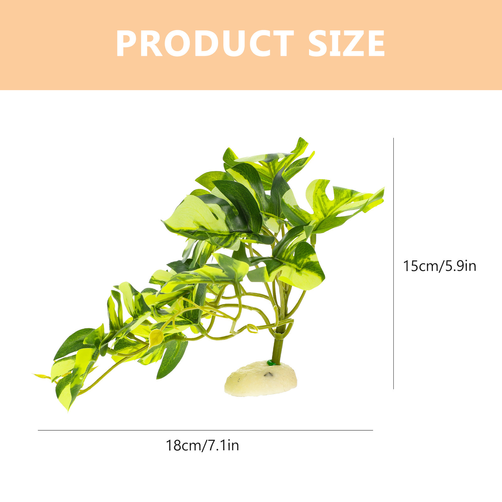 Lifelike Resin Reptile Terrari - Aquarium Planted Fish ulasan dan harga