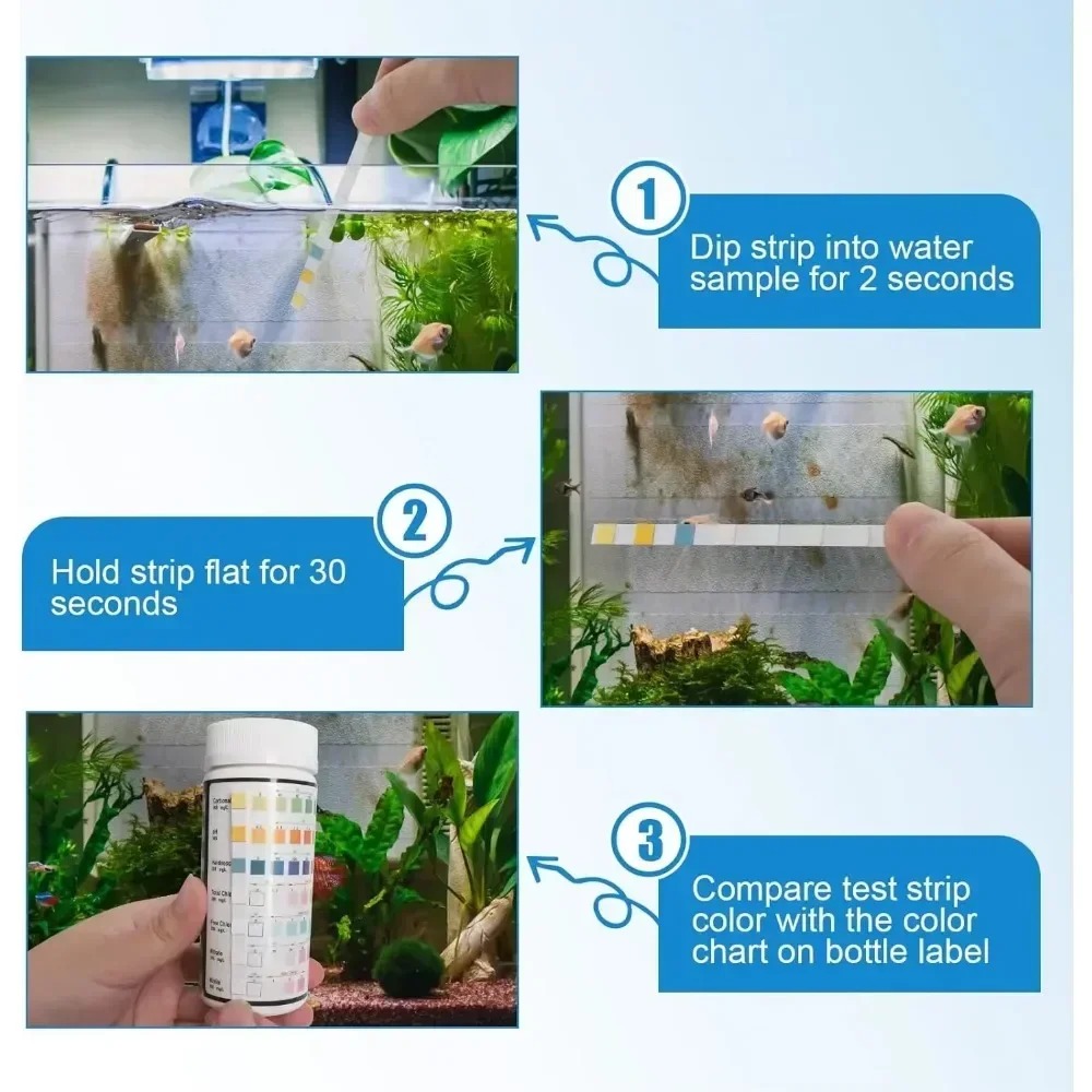 Aquarium Test Strip  PH Qualit - Planted Aquarium Test Kit ulasan dan harga