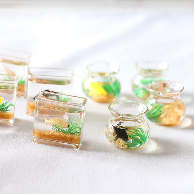 1Pc 1:12 Mini DollHouse Simula - Planted Aquarium Photos ulasan dan harga
