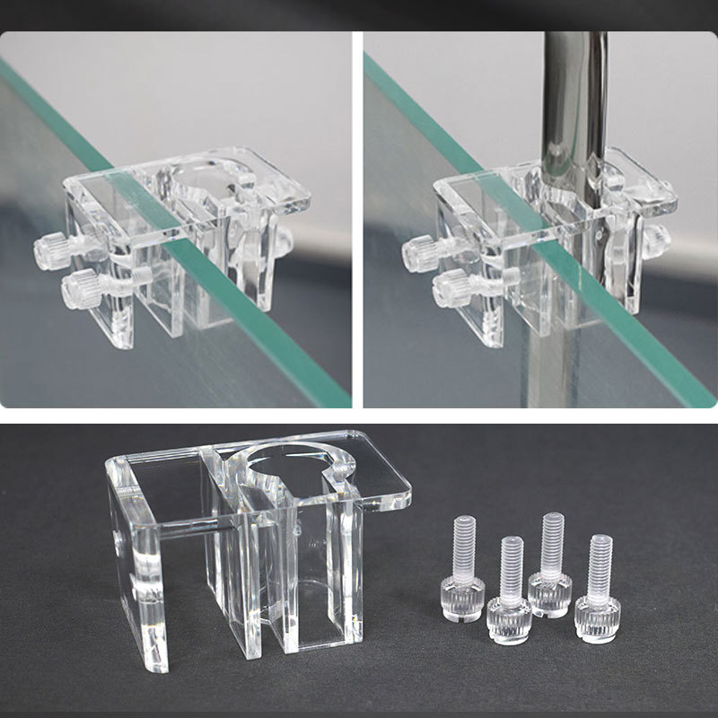 Fish Tank Acrylic Water Pipe C - Aquarium Plant Holder ulasan dan harga