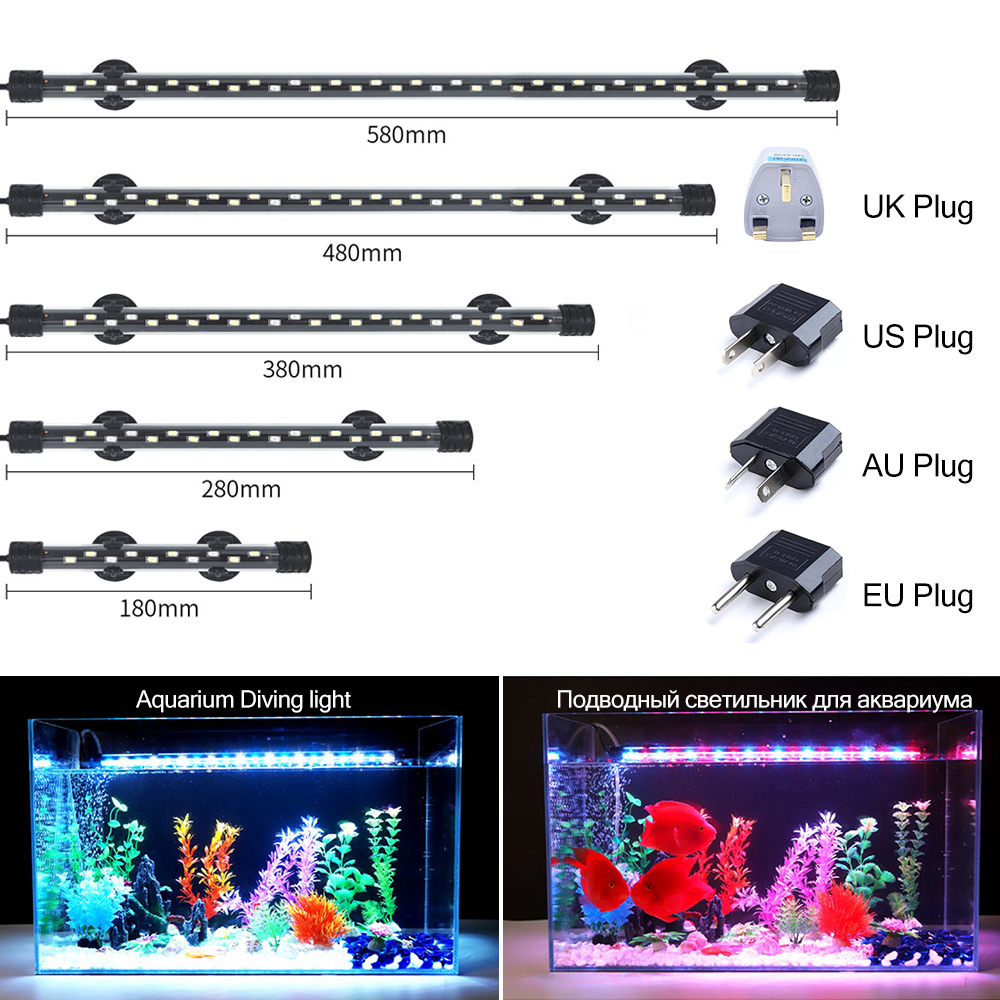 90-260V Aquarium Light LED Wat - Aquarium Plant Design ulasan dan harga