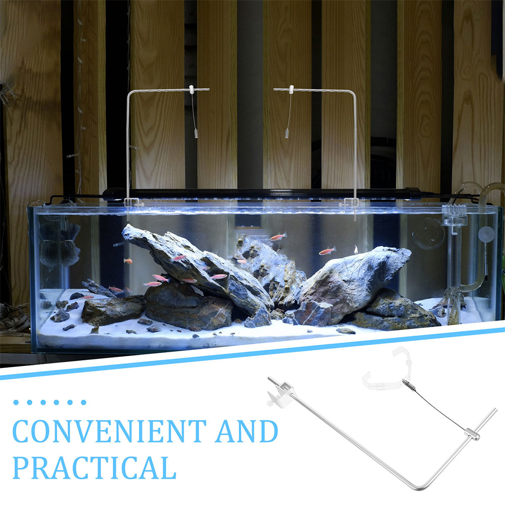 2pcs Aquarium Light Holder Wit - Aquarium Plant Holder ulasan dan harga