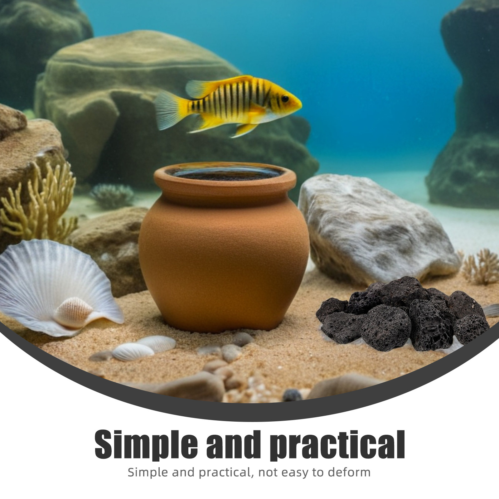 1Pack Natural Volcanic Stones  - Aquarium Plant Original ulasan dan harga