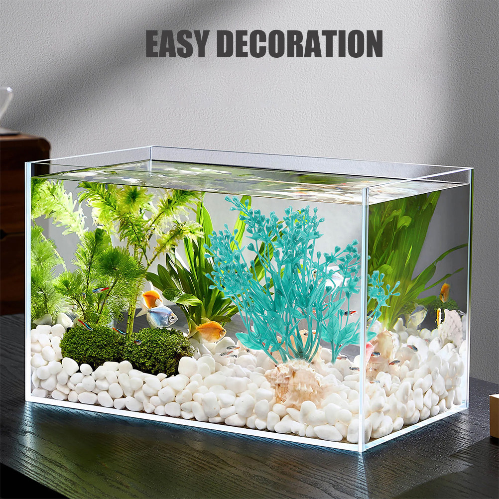 2Pcs Plastic Aquarium Plants R - Aquarium Planted Tank Setup ulasan dan harga