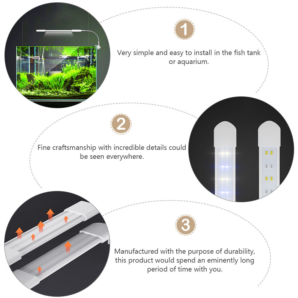 1Pcs Aquarium Lighting Fish Ta - Aquarium Planted Tank Setup ulasan dan harga