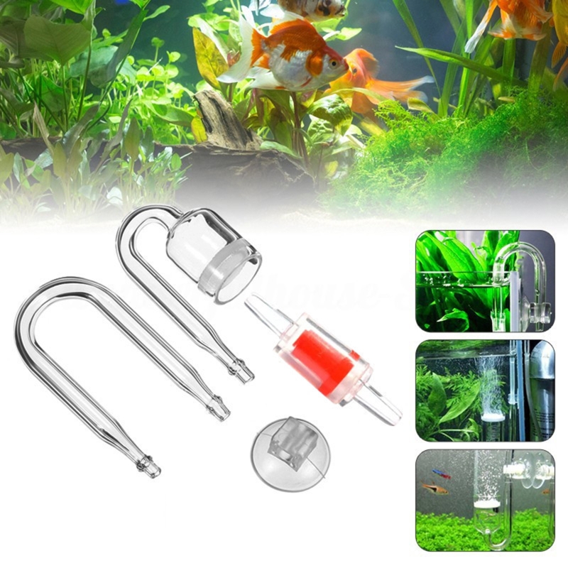 4pcs Set DIY CO2 Diffuser For  - Aquarium Plant Grass ulasan dan harga