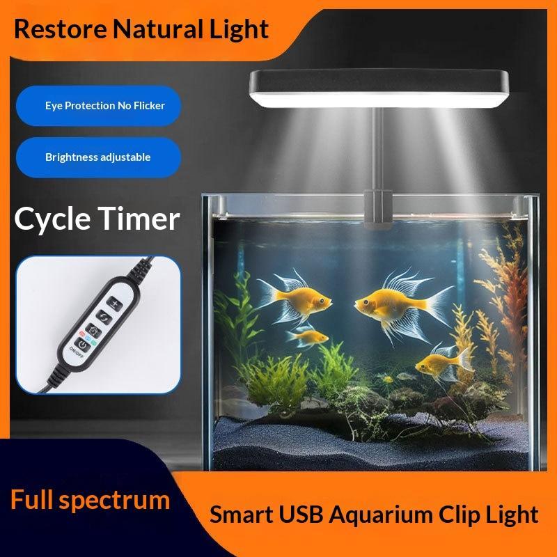 Full Spectrum LED Aquarium Lig - Aquarium Plant Original ulasan dan harga